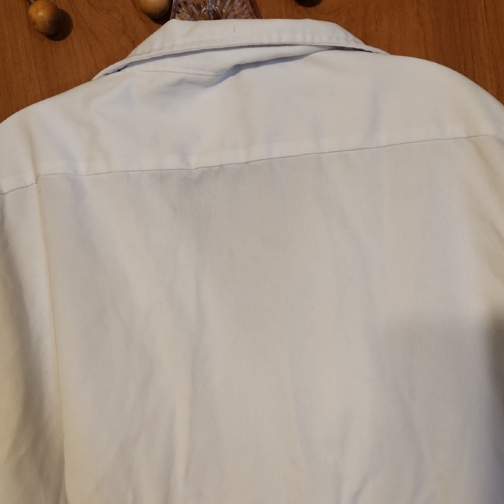 Dickies White Short Sleeve Work Shirt - Picture 4 of 5